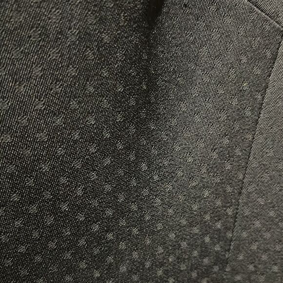 Sunny Choi Black Embossed Lined Wool Blazer Size 10 - Picture 6 of 12